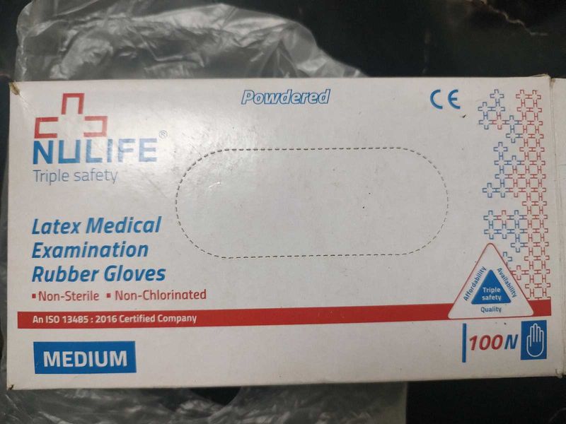 Latex Medical Examination Rubber Gloves