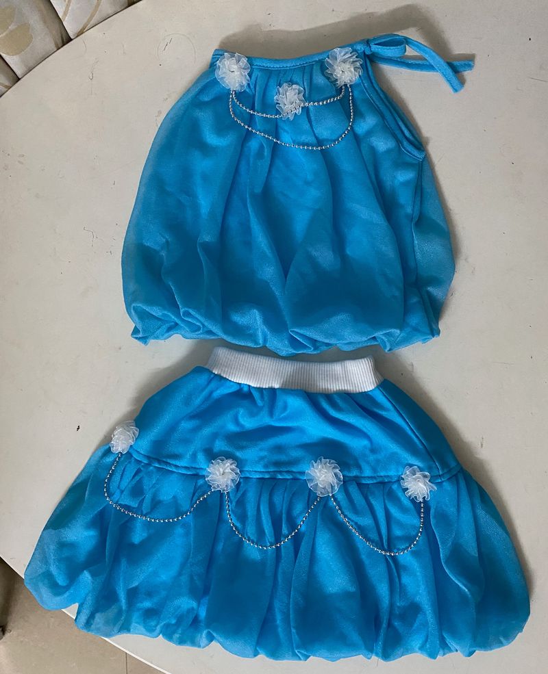 New Baby Top & Skirt Set