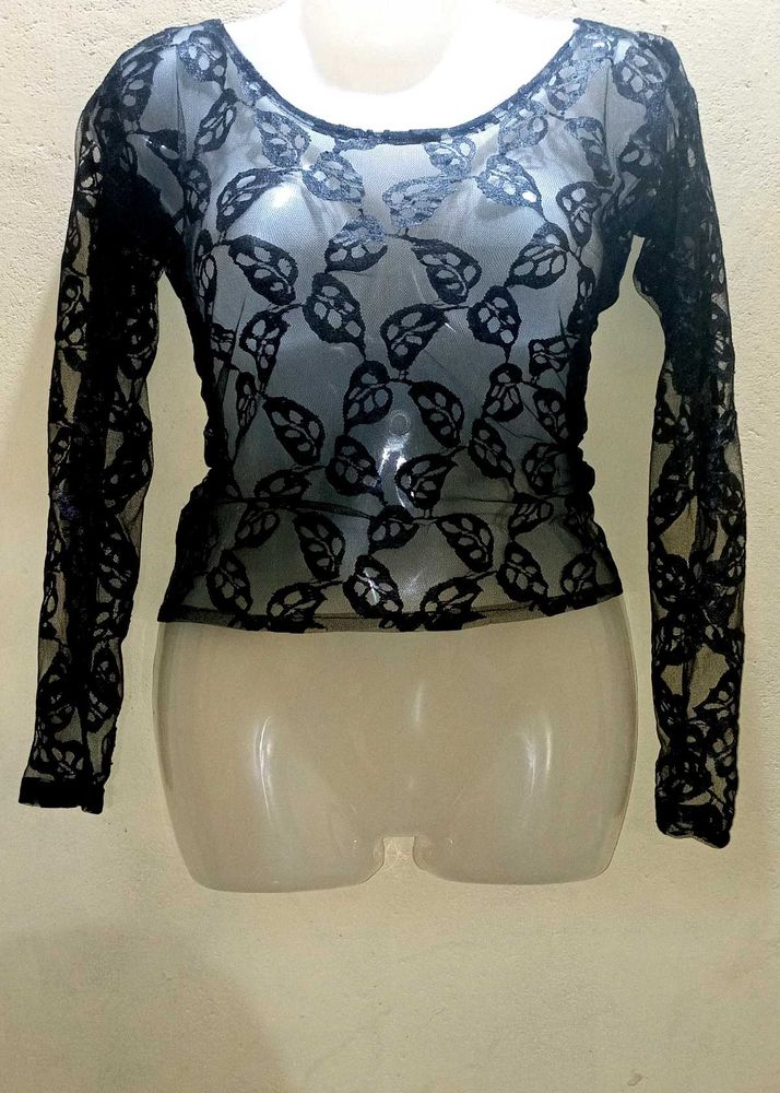 Full Sleeve Pretty Lace Top