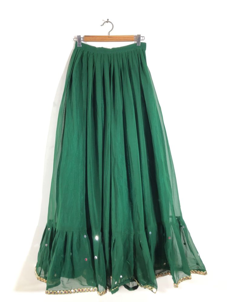 Dark Green Lehenga Choli Set (Women’s)