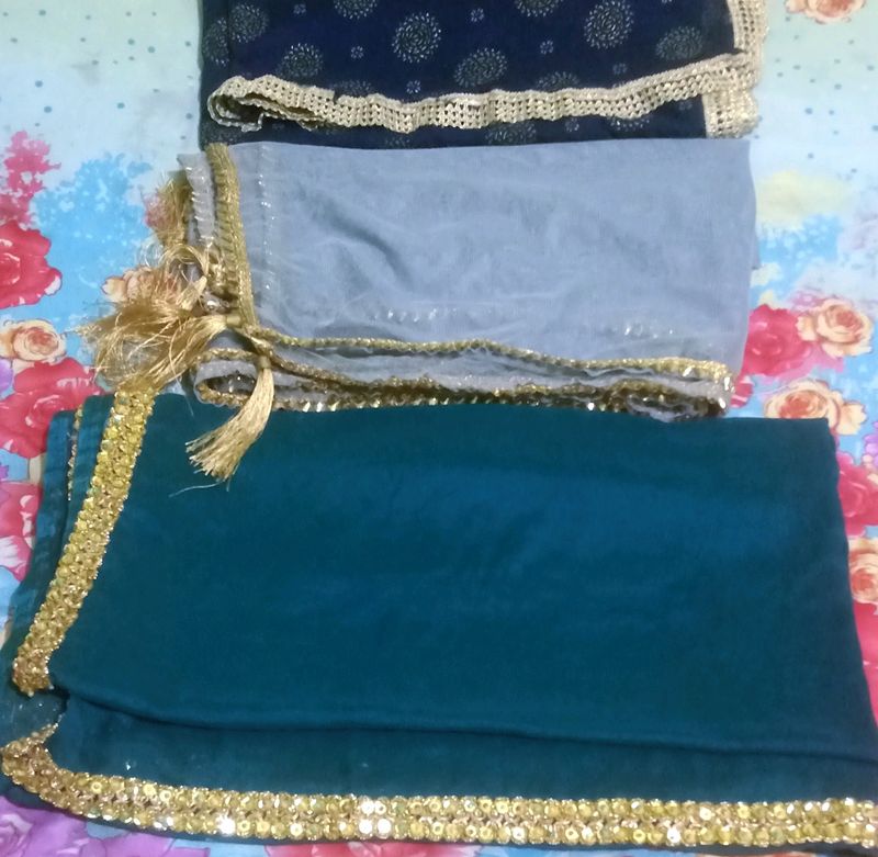 Combo Pack Of 3 Dupatta