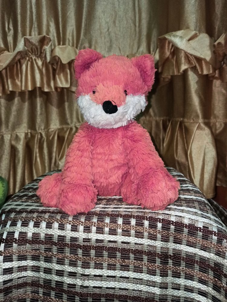 Pink Fox Plushie