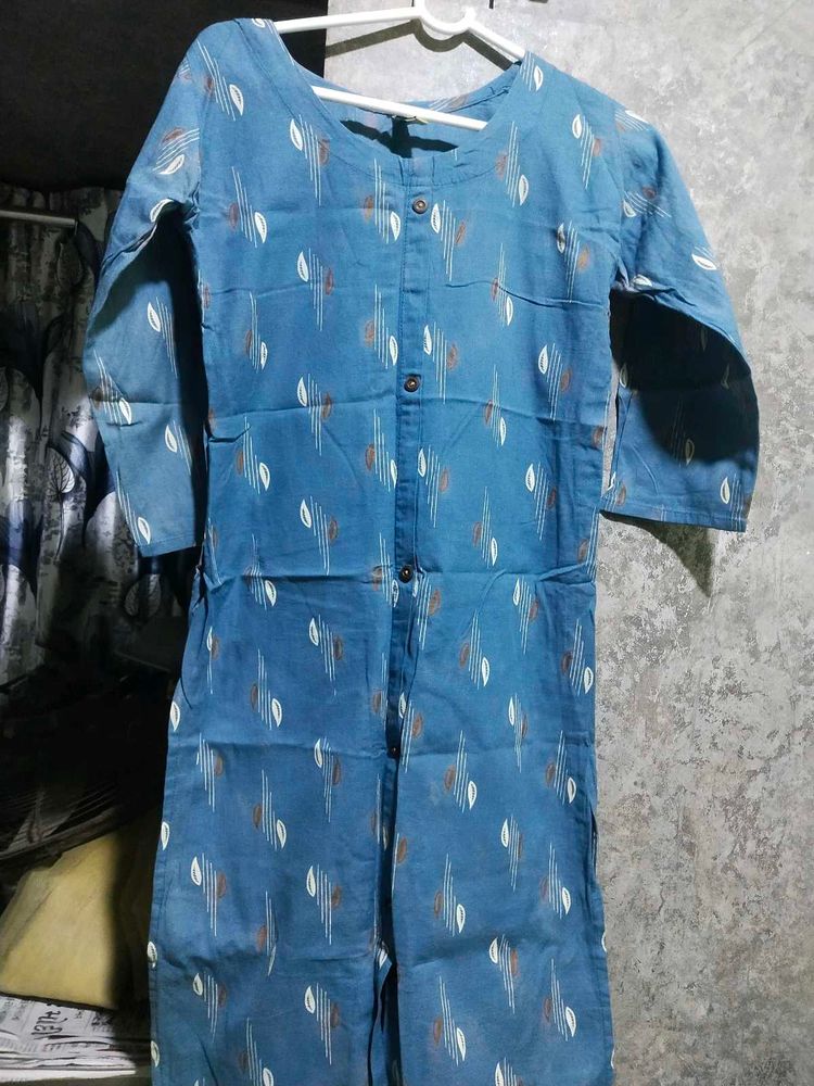 Vibrant Cotton Print Kurti for Sale