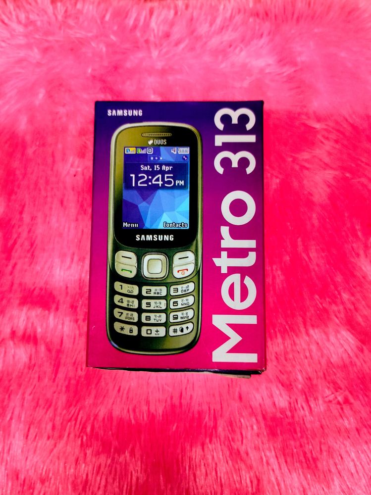 New SAMSUNG Metro 313 Dual Sim Keypad Mobile Phone