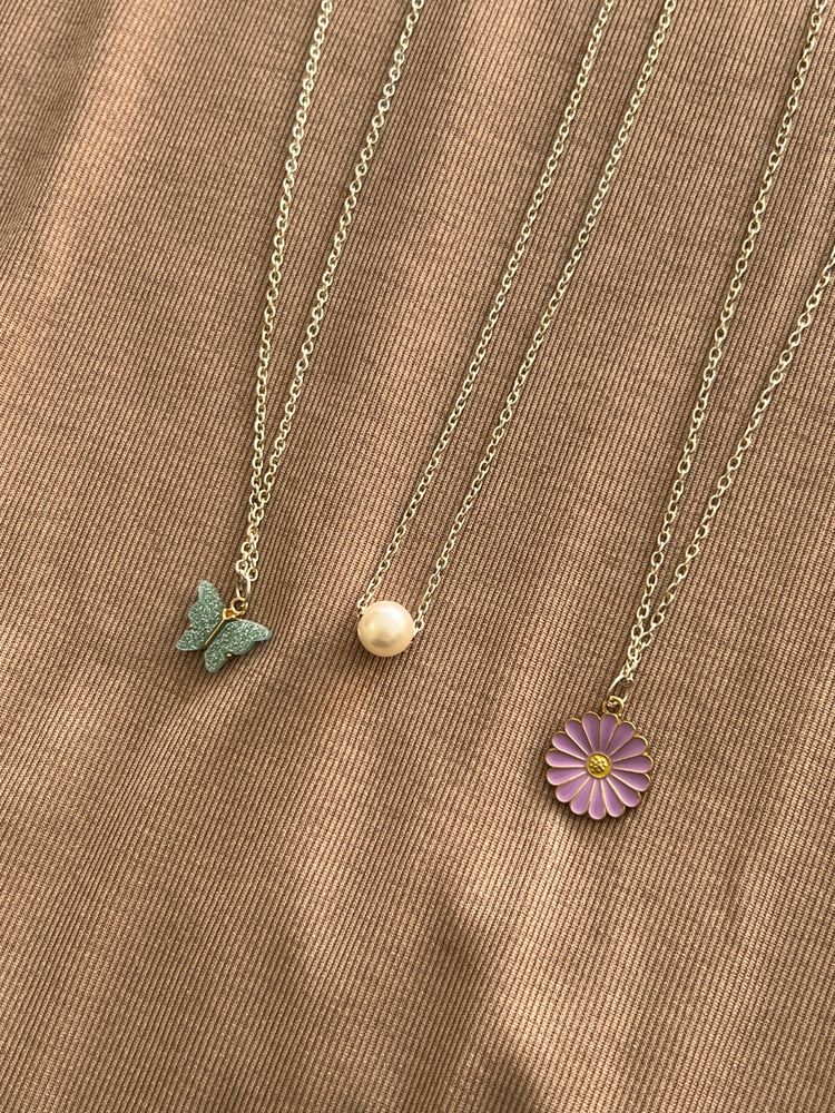 Set Of 3 Cute Necklaces