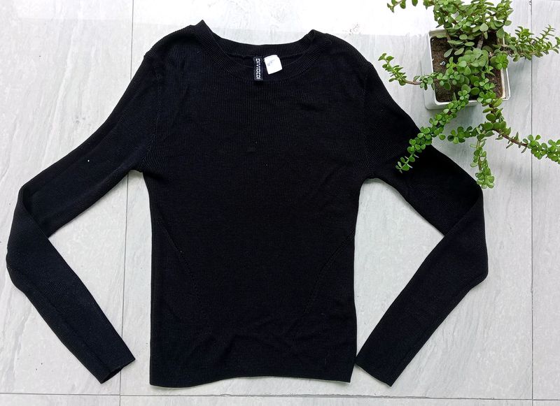 H&M  Top Black