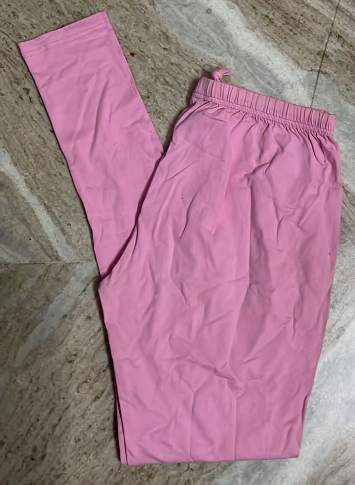Pink Leggings.