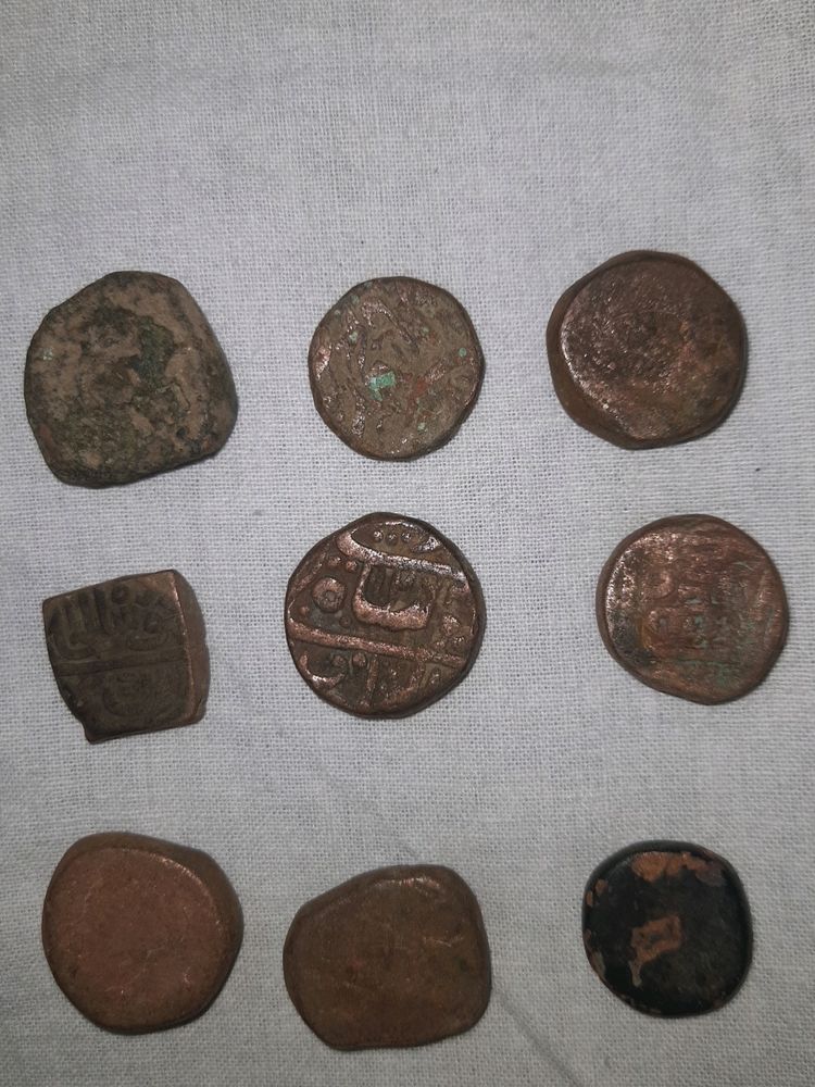 Mughal Time   Urdu Copper Coins