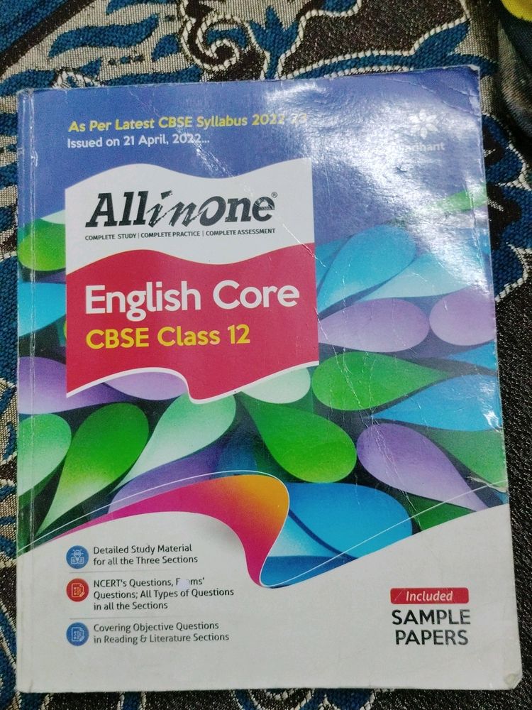 Arihant English Core All In One Class 12 2022-23