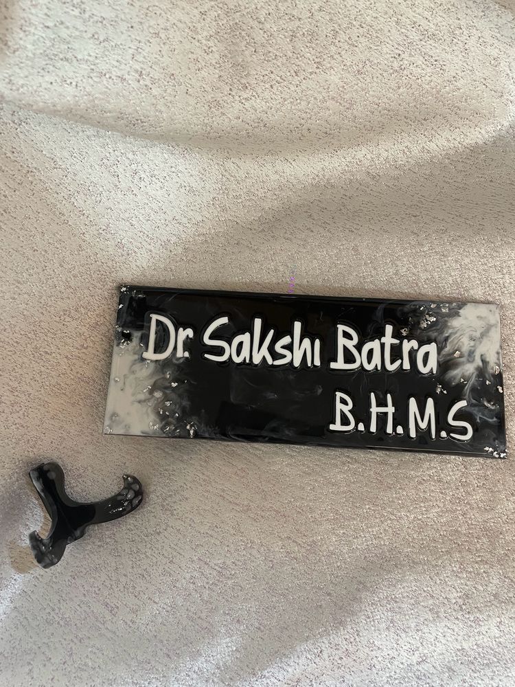Resin Nameplate With Stand