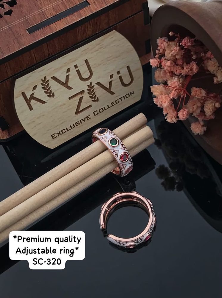 Women Ring Kiyu Ziyu Adjustable Anti tarnish Daily