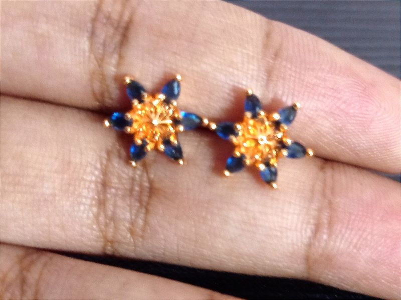 Blue Stud Earrings