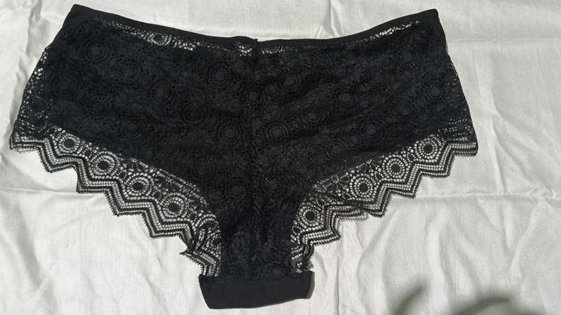 Stylish Net Black Panty