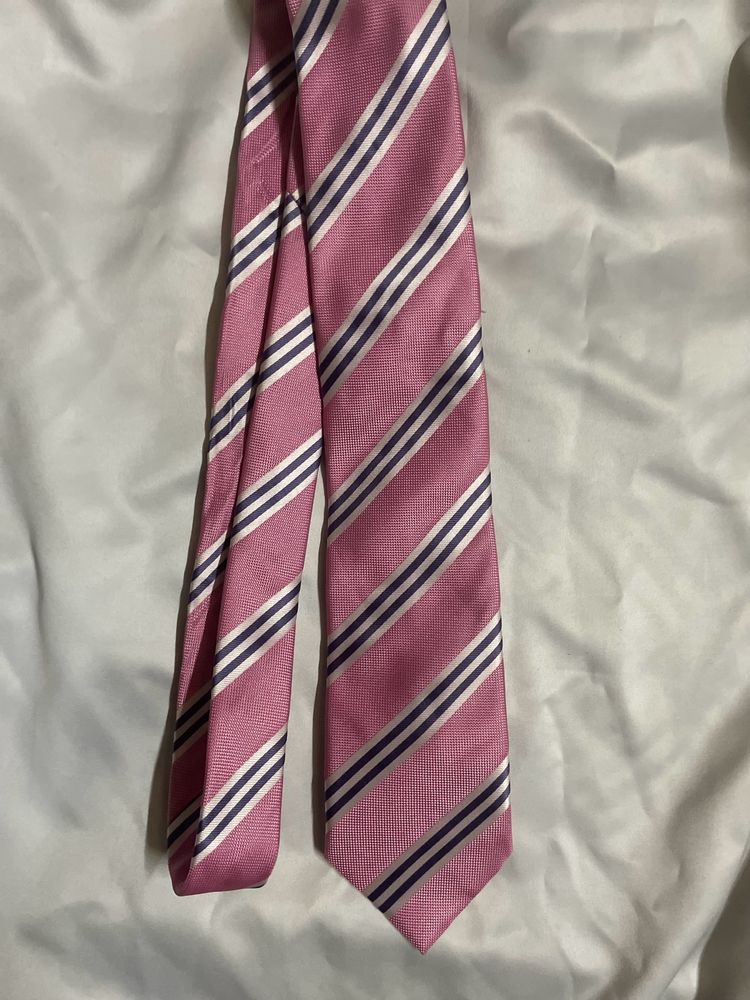 Pink Stripe Necktie