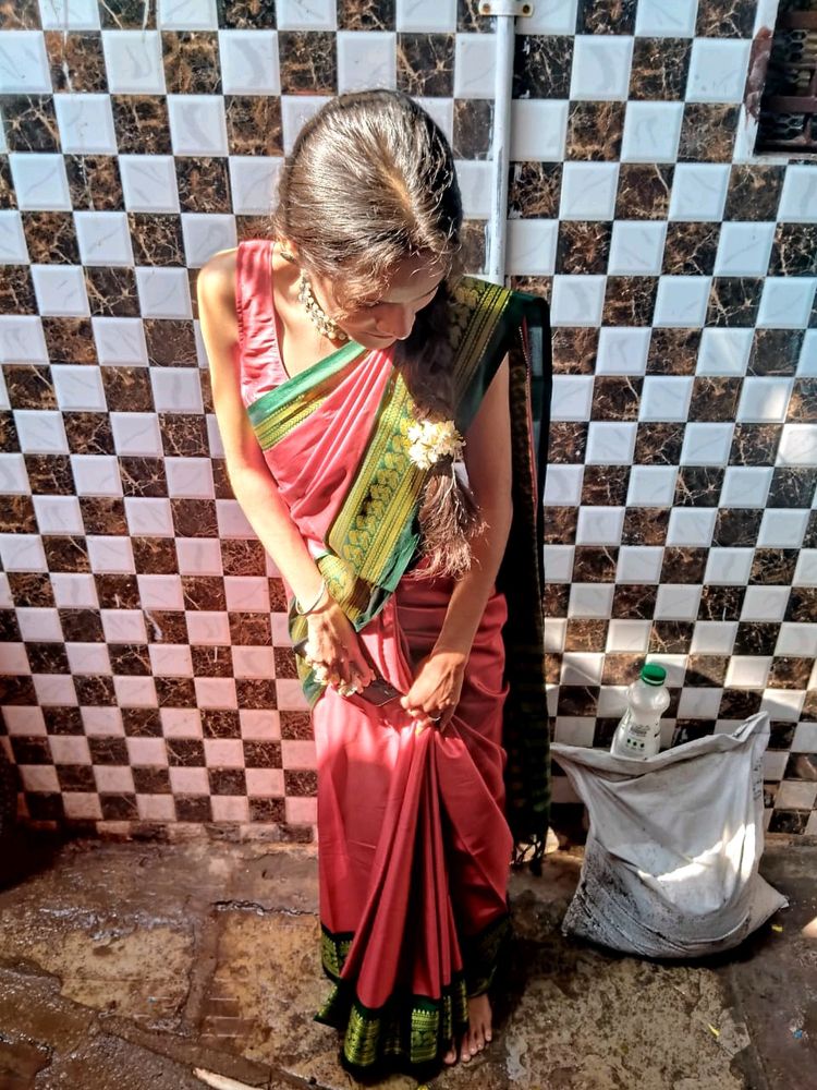 Saree With steached Blouse