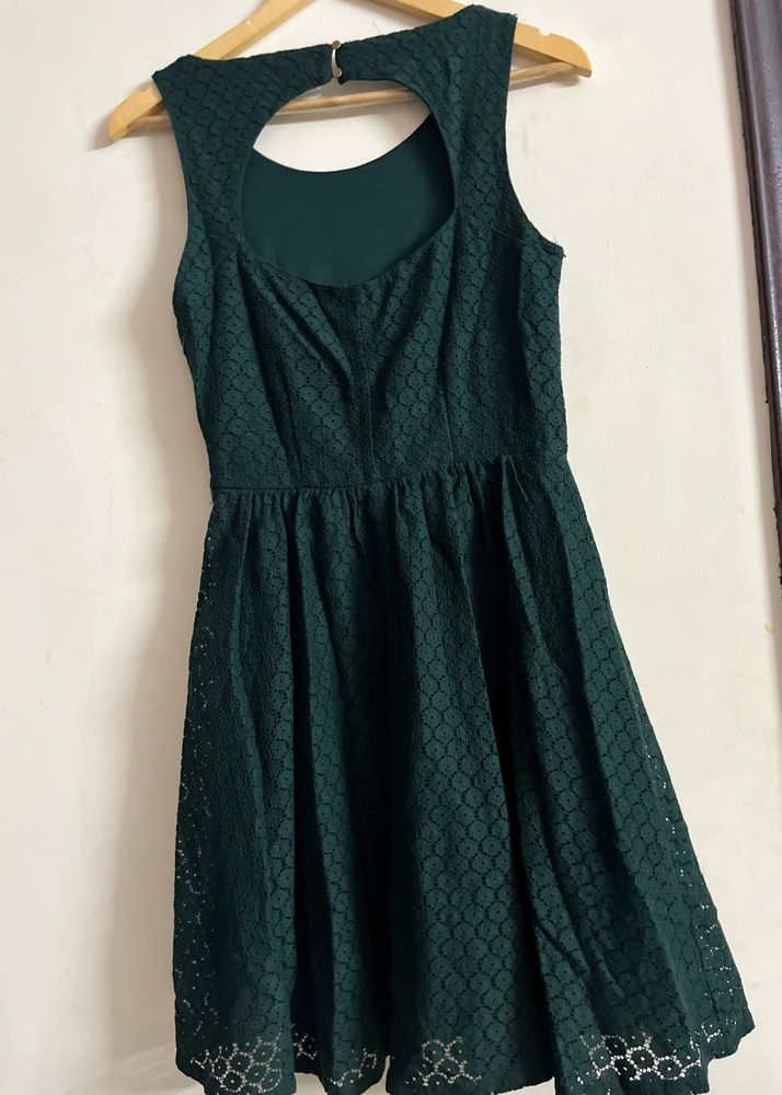 Bottle Green Dress