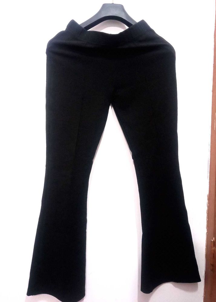 Black Flare Trouser