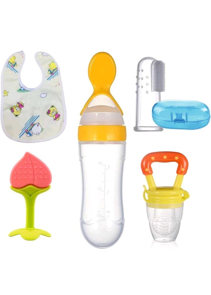 5-in-1 Baby Feeding and Teething Essentials Set –