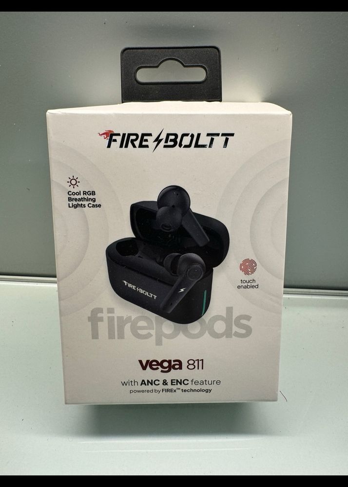 New Fire Boltt Earphones Bluetooth TWS