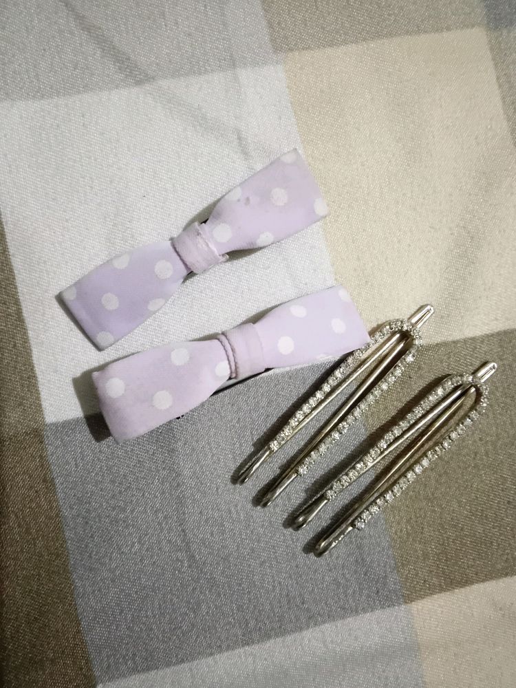 Two Pairs Of Hair Pin