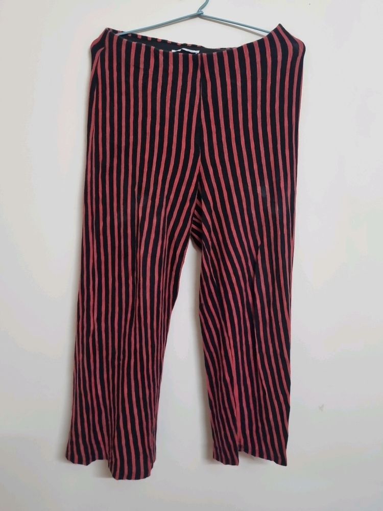 Red & Black Stripped Pants