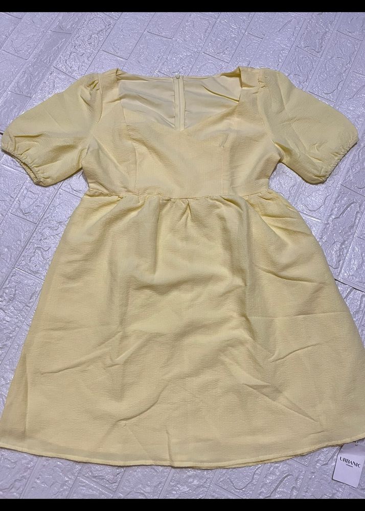 Butter Yellow Dress