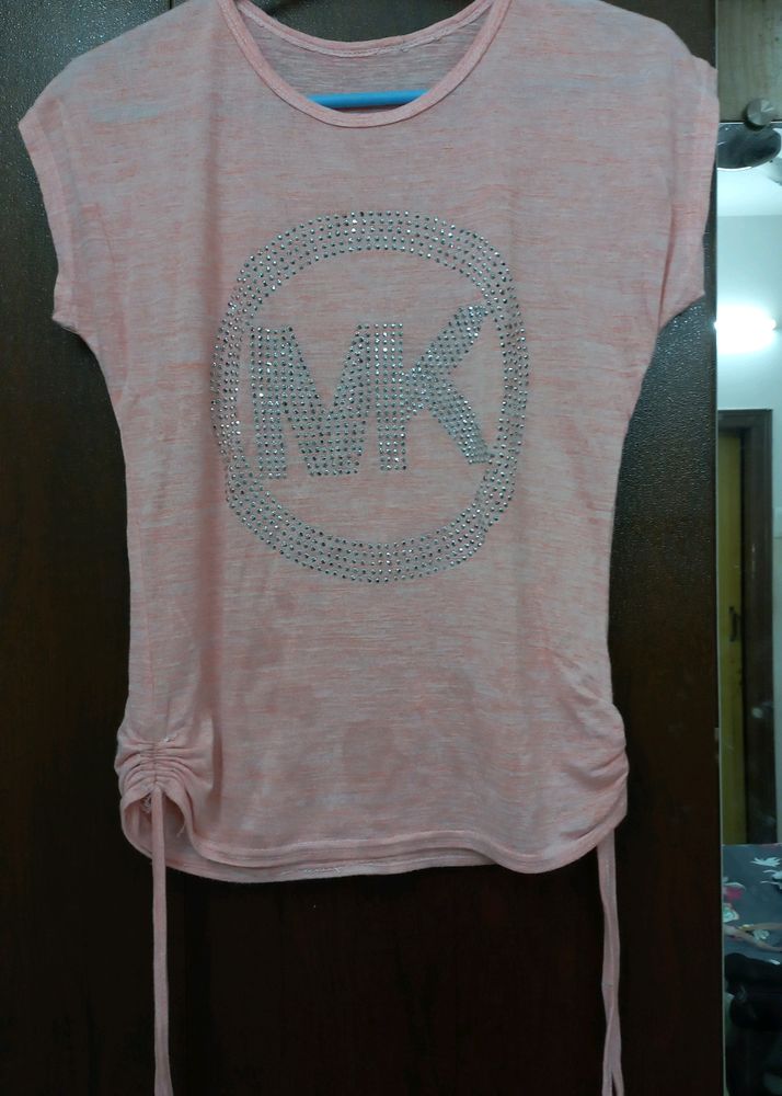 Mk Peach Tshirt