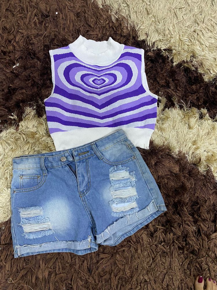 Crop Top (purple)