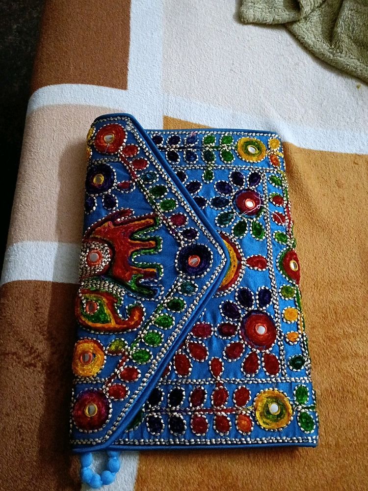 Amazing Multi Colour Clutch From Thailand