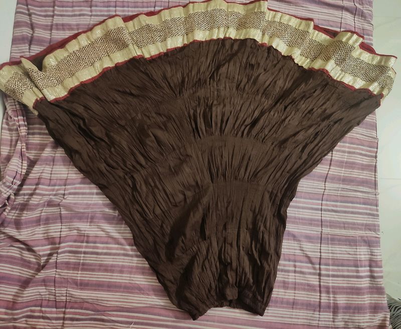 Brown Ethnic Skirt