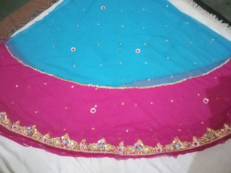 Unstitched Lehenga Choli And Dupatta