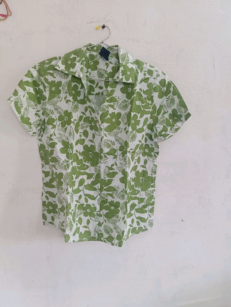 Green Top/shirt For Women