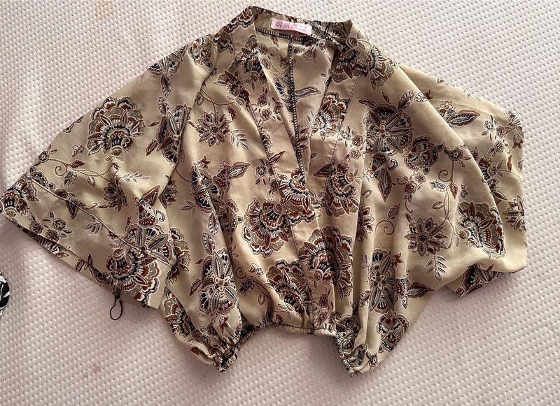 Jacket Top With Print