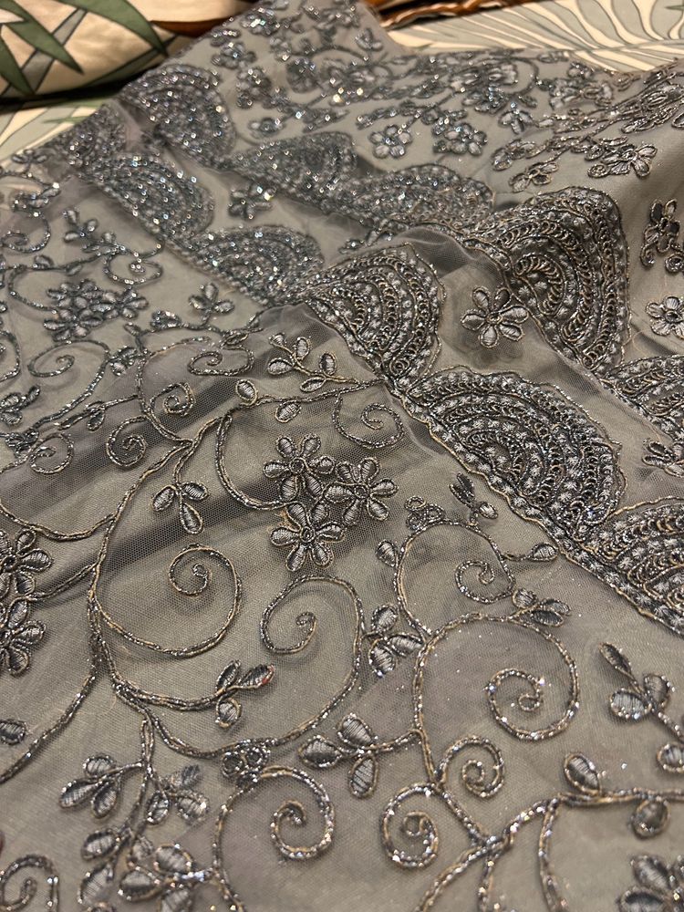 Partwear Grey Lehnga