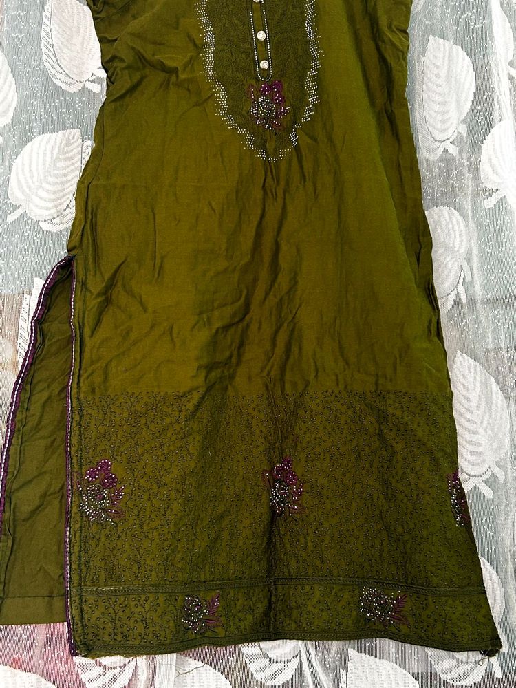 Cotton Stitched Suit And Salwar