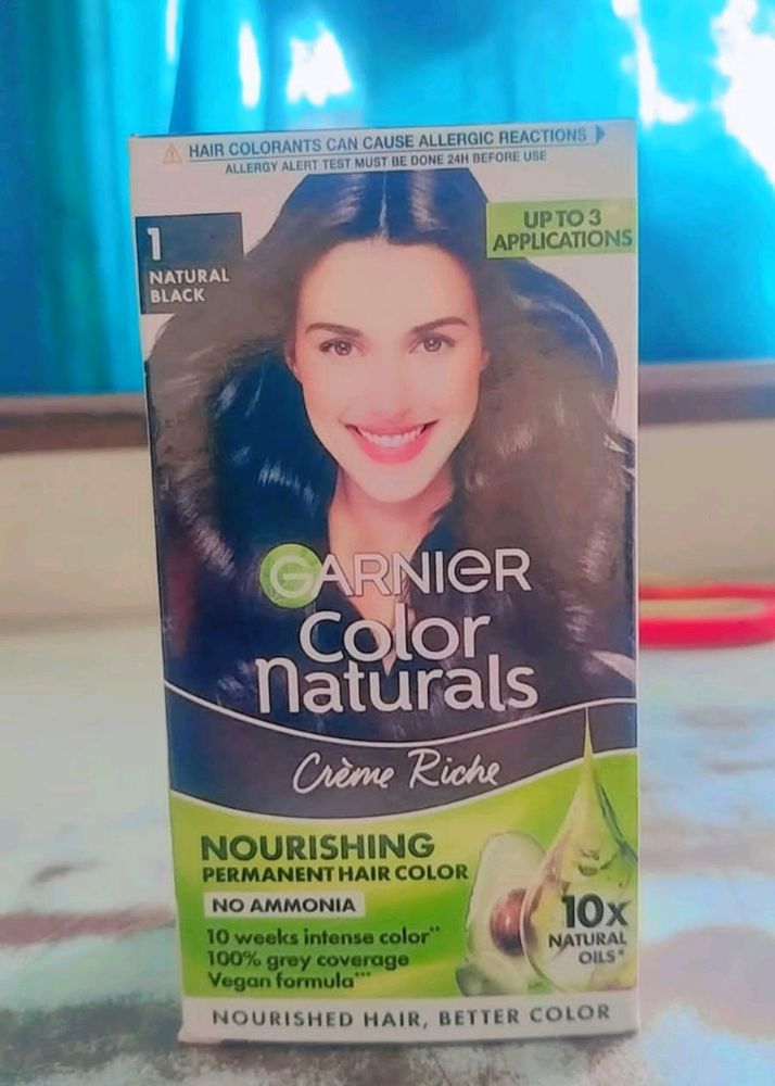 Black Hair Colour Not Used Product