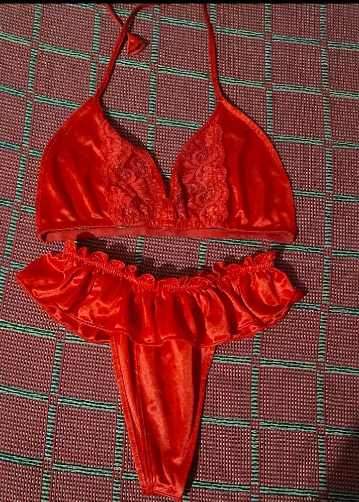 Beautiful Red Bikini Set