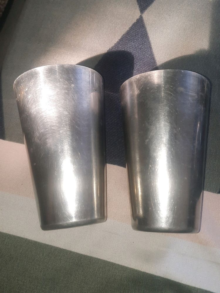 Combo OF 2 Stainless Steel Glasses