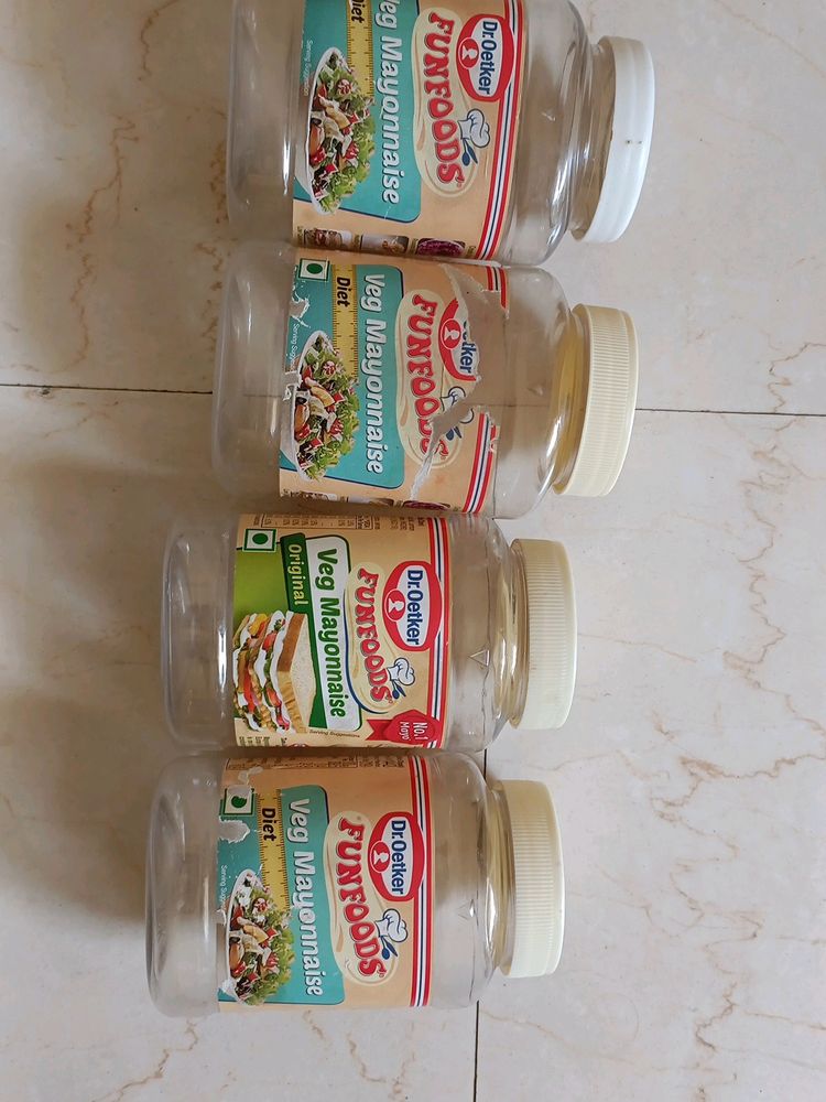 4 Mayonnaise Container