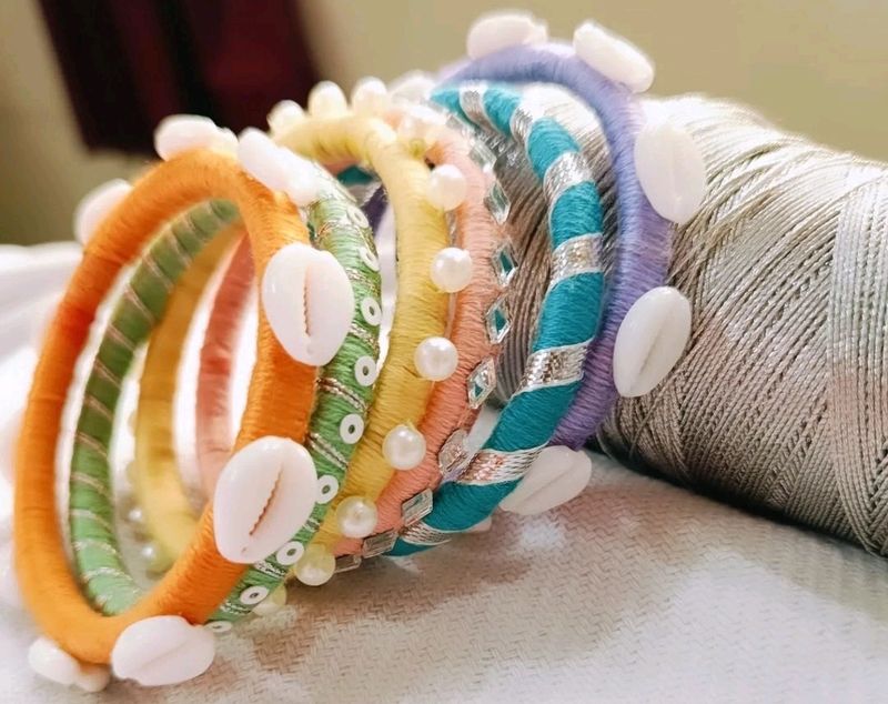 Pastel Shades Bangles 💛💚