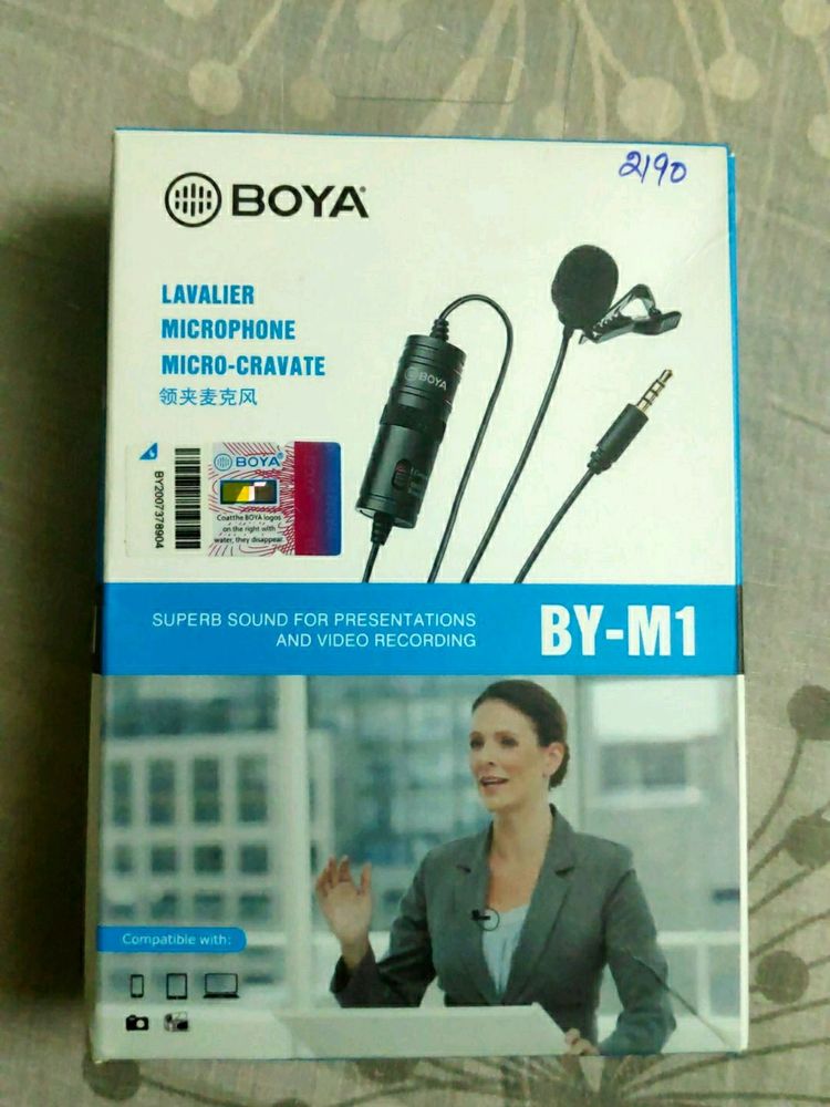 SEAL PACK NEW BOYA AUTHENTIC MIC