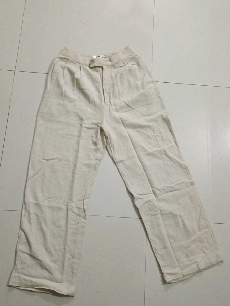 Cream Trouser