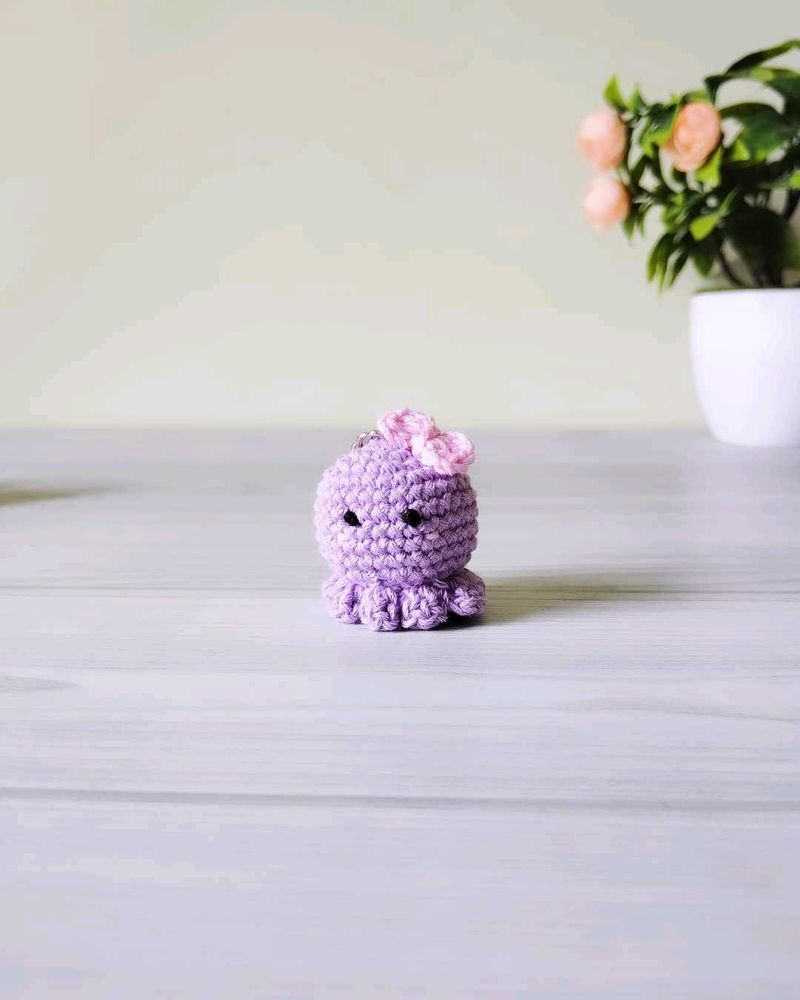 Baby Octopus Keychain