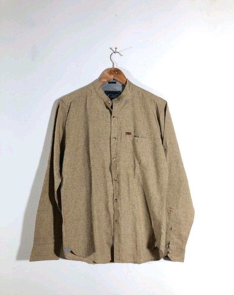 Kurta Style Khaki Shirt (Men's)