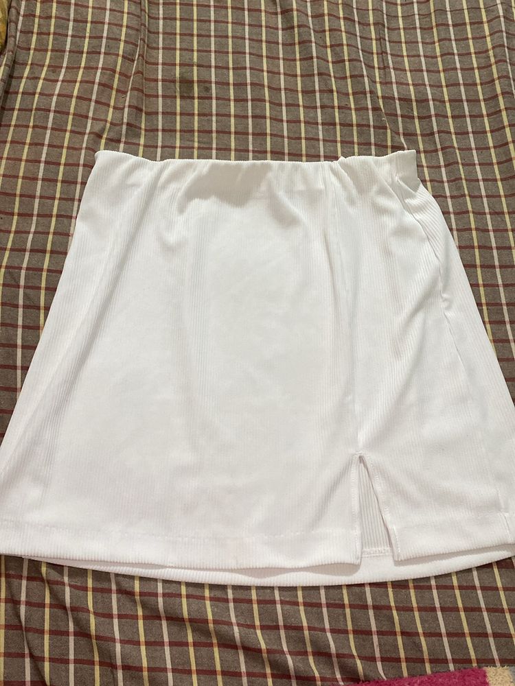 H&M White Skirt