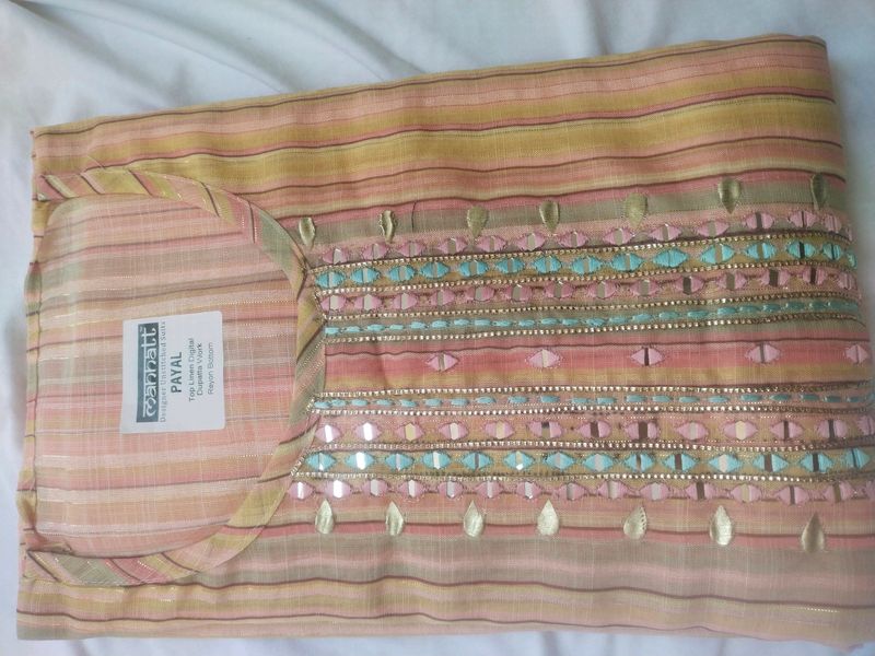 Designer Unstitched Dress Material