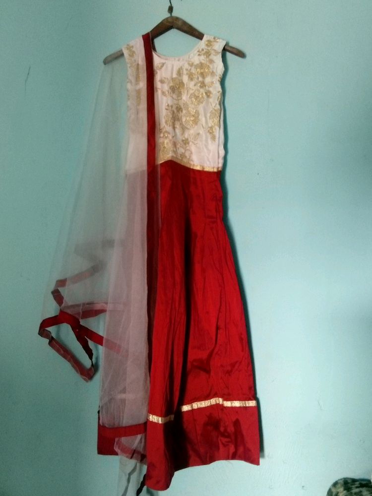 Free Delivery )Anarkali Frock Without Dupatta