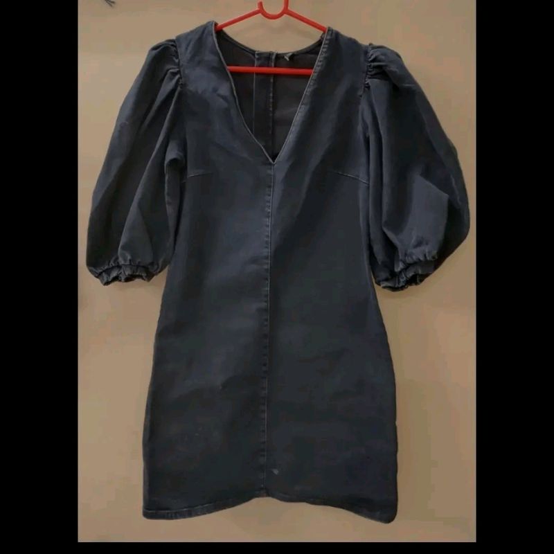 Zara Denim Dress Nwot