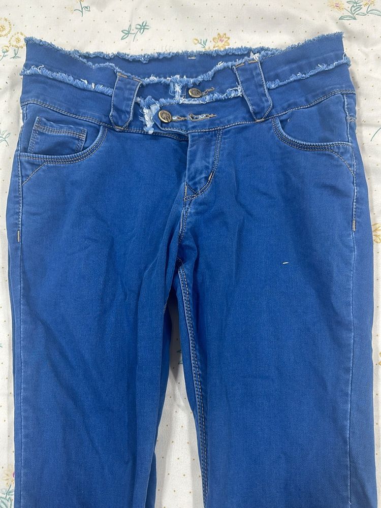 Blue Streachable Jeans