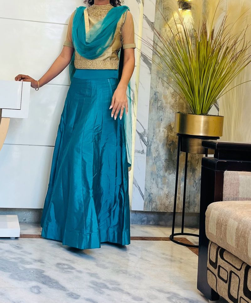 Lehenga Choli With A Dupatta